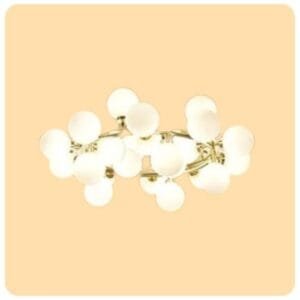 Chandelier 6255_25 White HL