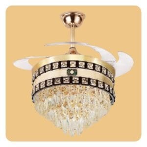 K6119-CRYSTAL CEILING FAN