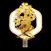 Luxury Crystal Floral LED Wall Sconce – Gold Finish