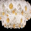 zoom Aurora Luxe Pure Crystal Chandelier – 600mm Ceiling Light