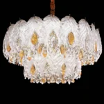 Aurora Luxe Pure Crystal Chandelier – 600mm Ceiling Light