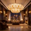 002 Aurora Luxe Pure Crystal Chandelier – 600mm Ceiling Light